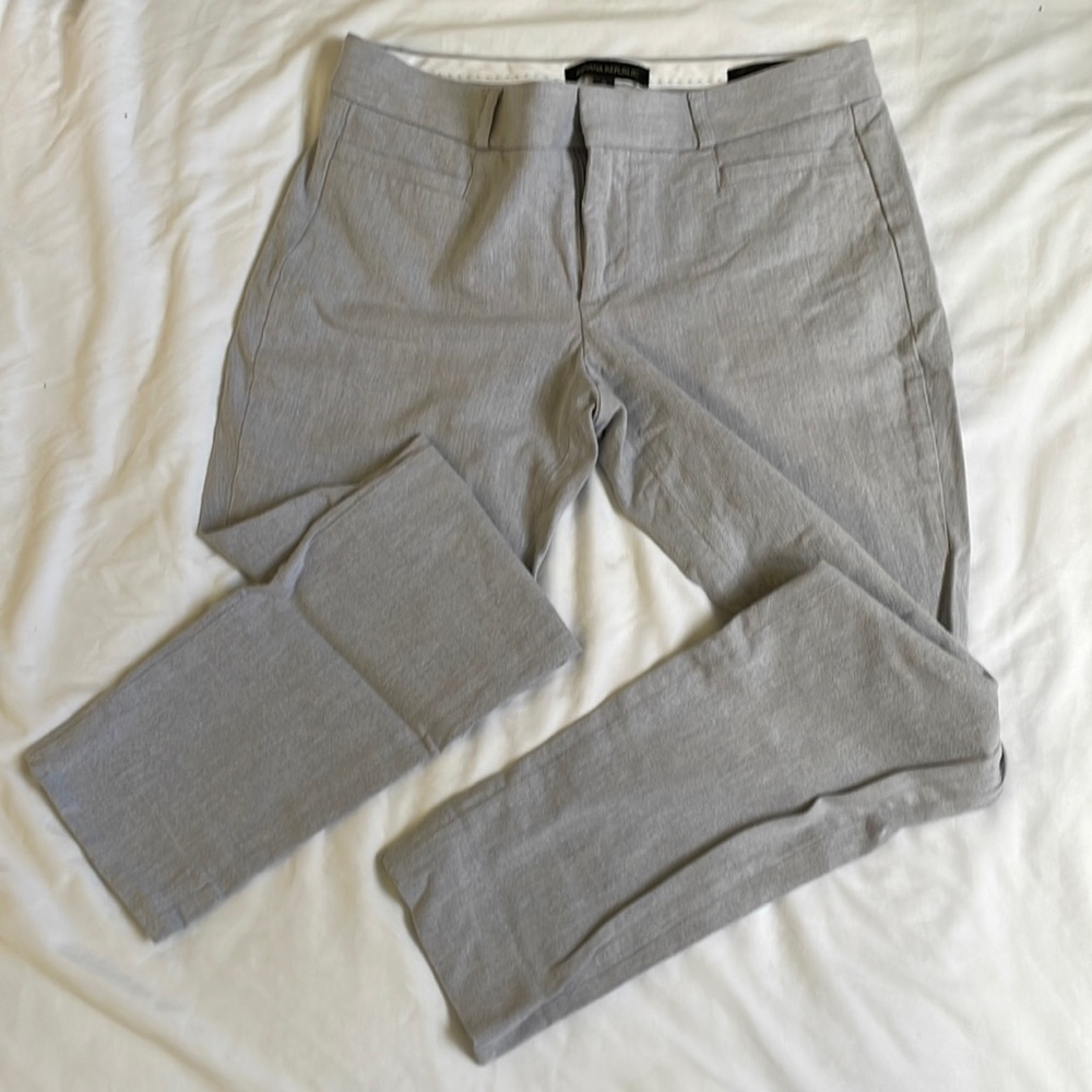 Banana Republic light grey Sloan pant